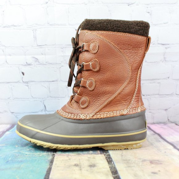 L.L. Bean Shoes - LL BEAN Lace-up Insulated Duck Bean Boots Size 7 M